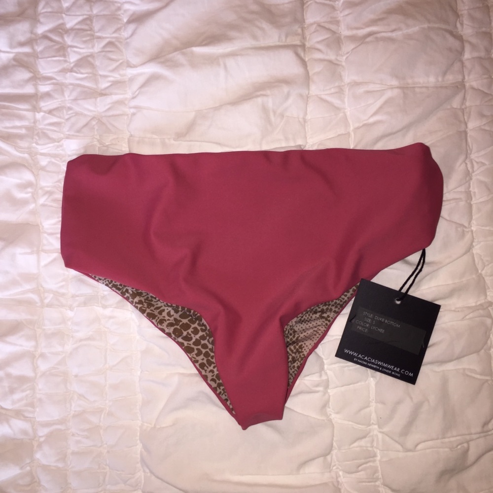 SOLD Acacia duke bottoms in lychee